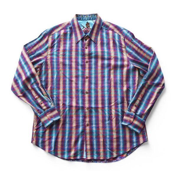 Robert Graham Other - Robert Graham Classic Fit Striped Cuff Long Sleeve Button Up Shirt Men's XL
